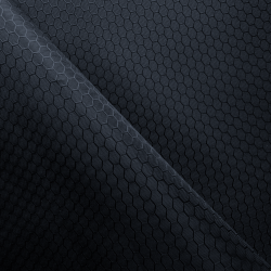 Ткань Оксфорд 300D PU Рип-Стоп СОТЫ, цвет Черный (на отрез)  в Серпухове