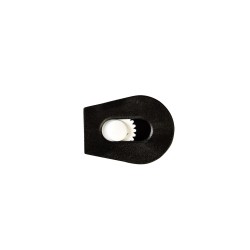 Зажим для шнура 4 мм KL цвет Чёрный + Белый (поштучно)  в Серпухове