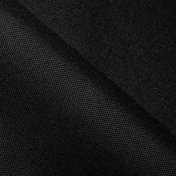 Ткань Оксфорд 600D PU, Черный (на отрез)  в Серпухове