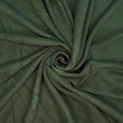 Ткань Флис Односторонний 130 гр/м2, цвет Темный хаки (на отрез)  в Серпухове