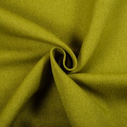 Ткань Рогожка (мебельная), цвет Зелёный (на отрез)  в Серпухове