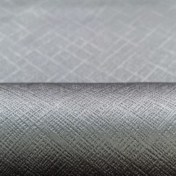 Ткань Блэкаут для штор светозатемняющая 100% &quot;Орнамент Серый&quot; (на отрез)  в Серпухове